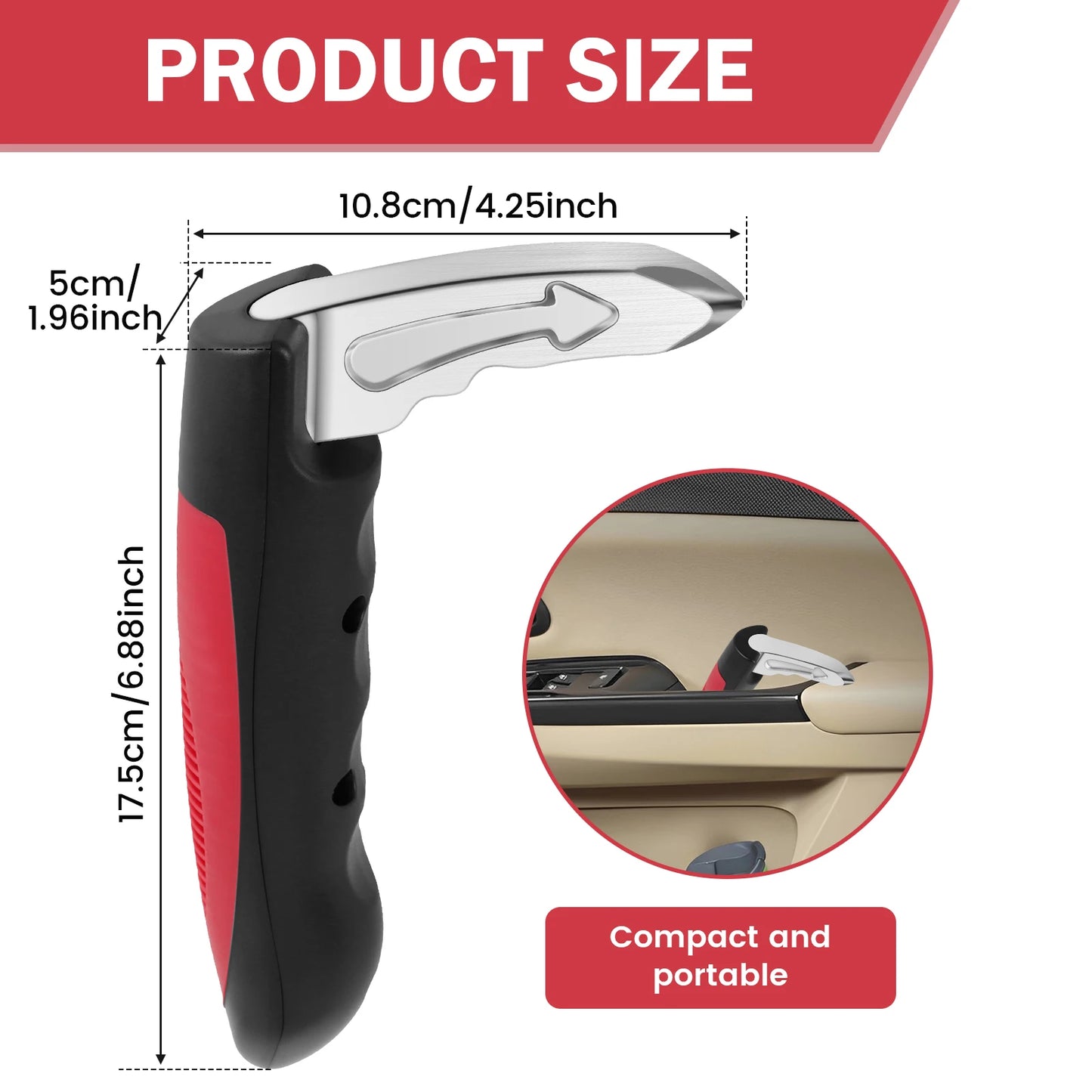 2Pcs Car Door Assist Handle