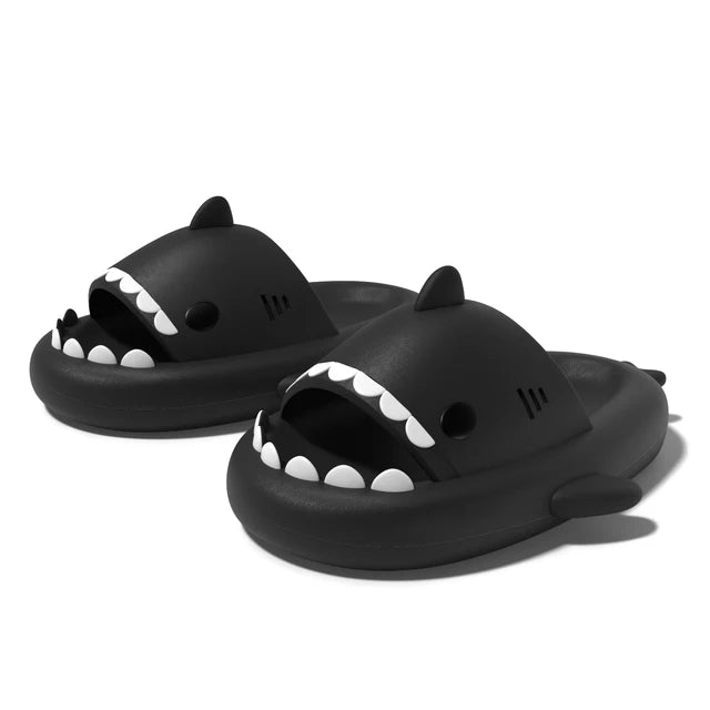 Cozy Shark Slippers - GADGENERALBlack38-39GADGENERALGADGENERAL